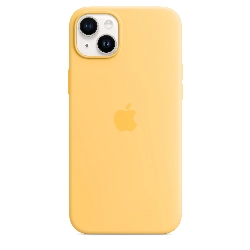 Чехол Apple iPhone 14 Plus Silicon Case (MPTD3), Sunglow, желтый