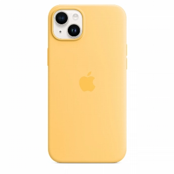 Чехол Apple iPhone 14 Plus Silicon Case (MPTD3), Sunglow, желтый