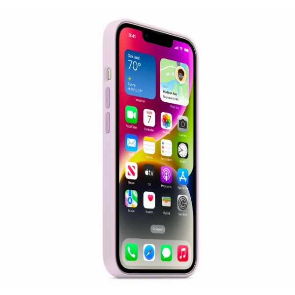 Apple iPhone 14 Silicon Case (MPRY3), Lilac, лиловый