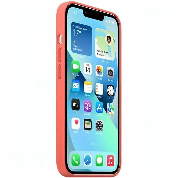 Apple iPhone 13 Silicon Case (MM253), Pink Pomelo, розовый