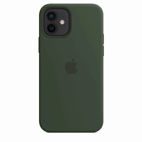 Apple iPhone 12/12 Pro Silicone Case (MHL33), Cyprus Green, зеленый