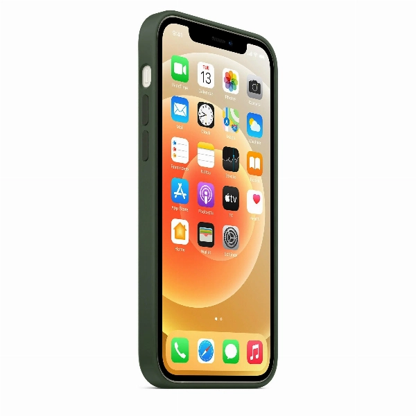 Apple iPhone 12/12 Pro Silicone Case (MHL33), Cyprus Green, зеленый