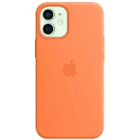 Apple iPhone 12 mini Silicone Case (MHKN3), Kumquat, оранжевый