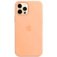 Apple iPhone 12/12 Pro Silicone Case (MK023 ), Cantaloupe, оранжевый