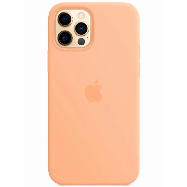 Apple iPhone 12/12 Pro Silicone Case (MK023 ), Cantaloupe, оранжевый