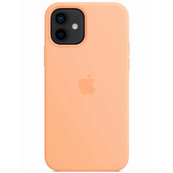 Apple iPhone 12/12 Pro Silicone Case (MK023 ), Cantaloupe, оранжевый