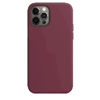 Apple iPhone 12/12 Pro Silicone Case (MHL23), Plum, сливовый