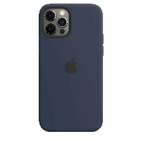 iPhone 12/12 Pro Silicone Case (MHL43), Deep Navy, синий