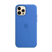  iPhone 12/12 Pro Silicone Case (MHL43), Capri Blue, голубой