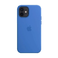  iPhone 12/12 Pro Silicone Case (MHL43), Capri Blue, голубой