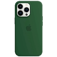 Apple iPhone 13 Pro Silicone Case (MM2F3), Clover, зеленый