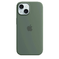 Apple iPhone 15 Silicone Case (MT0X3), Cypress, зеленый 