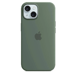 Чехол Apple iPhone 15 Silicone Case (MT0X3), Cypress, зеленый 