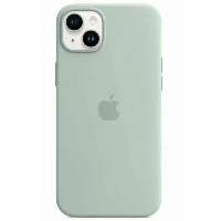 Apple iPhone 14 Silicon Case (MPT13), Succulent, зеленый