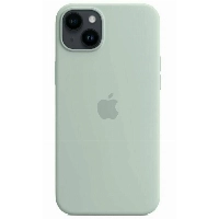 Apple iPhone 14 Silicon Case (MPT13), Succulent, зеленый