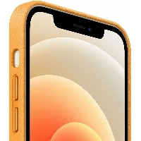 iPhone 12/12 Pro Leather Case (MHKC3 ),  California Poppy, оранжевый 