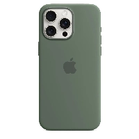 Apple iPhone 15 Pro Max Silicone Case, cypress, Зеленый