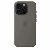 Apple iPhone 16 Pro Silicone Case (MYYL3), stone gray, Серый