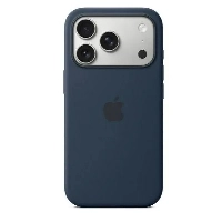 Apple iPhone 17 Pro Max Silicone Case (MGFP4), midnight, Темно-синий