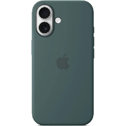 Чехол Apple iPhone 16 Silicone Case (MYY83), lake green, Зеленый