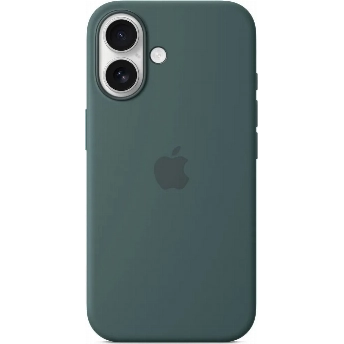 Чехол iPhone 16 Plus Silicone Case (MYYH3), lake green, Зеленый