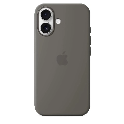 Чехол iPhone 16 Plus Silicone Case (MYYC3), stone gray, Серый