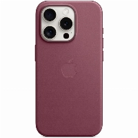 Apple iPhone 15 Pro FineWoven (MT4L3), Mulberry, бордовый