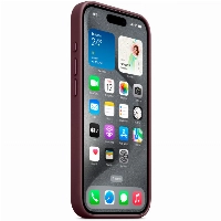 Apple iPhone 15 Pro FineWoven (MT4L3), Mulberry, бордовый