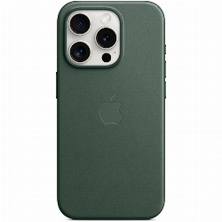 Чехол Apple iPhone 15 Pro Max FineWoven (MT503), Evergreen, зеленый