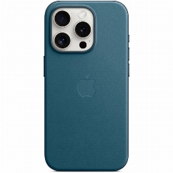 Чехол Apple iPhone 15 Pro FineWoven (MT4Q3), Pacific Blue, синий