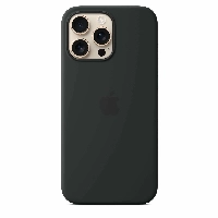 Apple iPhone 16 Pro Max Silicone Case (MYYT3), Black, черный