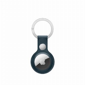 Брелок для Apple AirTag Leather Key Ring (MHJ23), Baltic Blue, синий