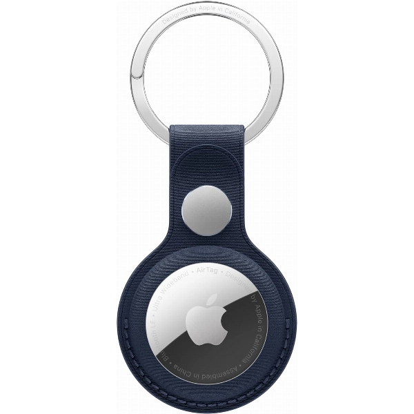 Брелок для Apple AirTag FineWoven Key Ring (MA7H4), Deep Blue, синий 