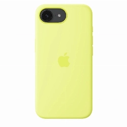 Чехол iPhone 16e Silicone Case (MGYW4), Neon Yellow, желтый неон