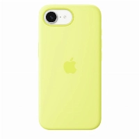iPhone 16e Silicone Case (MGYW4), Neon Yellow, желтый неон