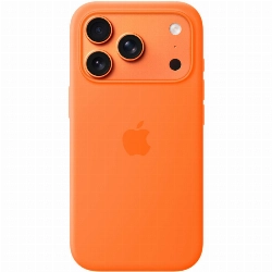 Чехол iPhone 17 Pro Max Silicone Case (MGFL4), Orange, оранжевый