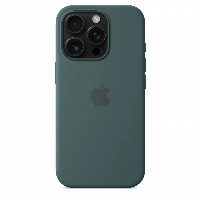iPhone 16 Pro Max Silicone Case (MA7V4), Lake Green, зеленый