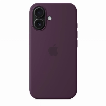 Чехол iPhone 16 Silicone Case (MYY43), Plum, бордовый
