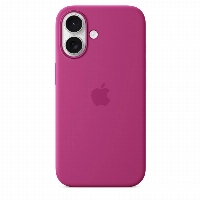 iPhone 16 Silicone Case (MYY53), Fuchsia, розовый