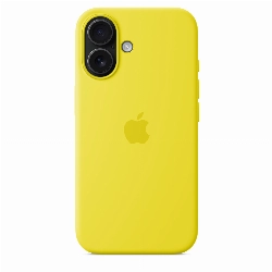 Чехол iPhone 16 Plus Silicone Case (MYYG3), Star Fruit, желтый 