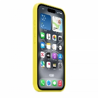 iPhone 16 Plus Silicone Case (MYYG3), Star Fruit, желтый 