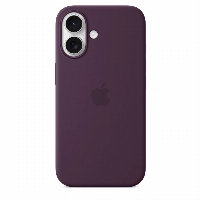 iPhone 16 Plus Silicone Case (MYYD3), Plum, бордовый