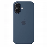 Apple iPhone16 Silicone Case (MYY23), Denim, синий