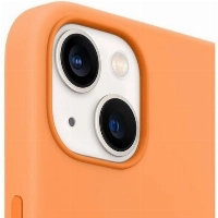 iPhone 13 mini Silicone Case (MM1U3), Marigold, оранжевый