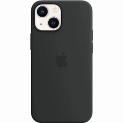 Чехол iPhone 13 mini Silicone Case (MM223), Midnight, черный