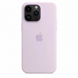Чехол iPhone 14 Pro Max Silicone Case (MPTW3), lilac, лиловый