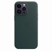 Apple iPhone 14 Pro Max Leather Case (MPPN3), Forest Green, зеленый