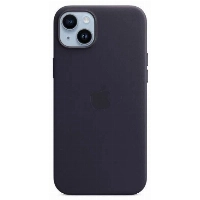 Apple iPhone 14 Leather Case (MPP63), Ink, фиолетовый