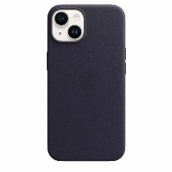 Чехол Apple iPhone 14 Leather Case (MPP63), Ink, фиолетовый