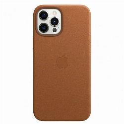 Чехол Apple iPhone 12/12 Pro Leather Case (MHKF3), Saddle Brown, коричневый